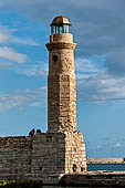 Rethimnon, the Venetian inner harbour and its elegant sixteenth-century lighthouse. 